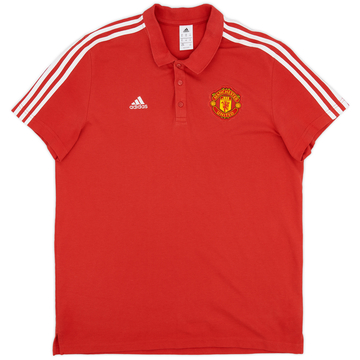 2016-17 Manchester United adidas Polo Shirt - 9/10 - (XL)
