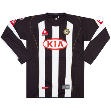 2004-05 Udinese Match Issue Coppa Italia Home L/S Shirt Pieri #26 (v AC Milan)