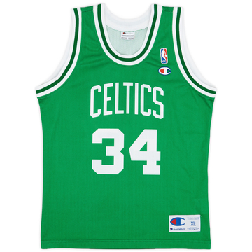 1998-06 Boston Celtics Pierce #34 Champion Away Jersey - 7/10 - (XL.Boys)