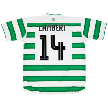 2003-04 Celtic Home Shirt Lambert #14 - 8/10 - (XL)