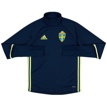 2016-17 Sweden adidas Sweat Top - 10/10 - (S)