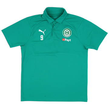 2018-19 Groningen Player Issue Puma Polo Shirt #9 - 8/10 - (L)