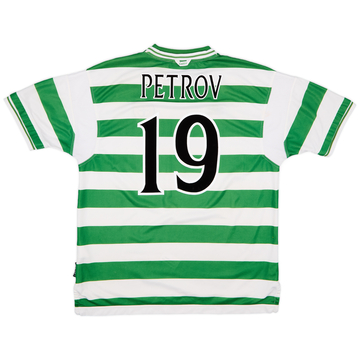 1999-01 Celtic Home Shirt Petrov #19 - 7/10 - (XXL)