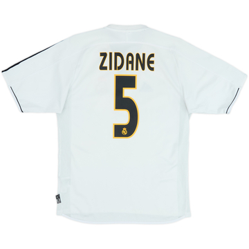 2003-04 Real Madrid Home Shirt Zidane #5 - 5/10 - (S)