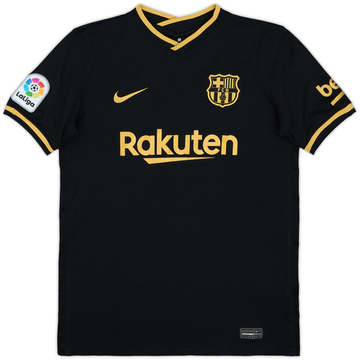 2020-21 Barcelona Away Shirt - 9/10 - (L.Boys)