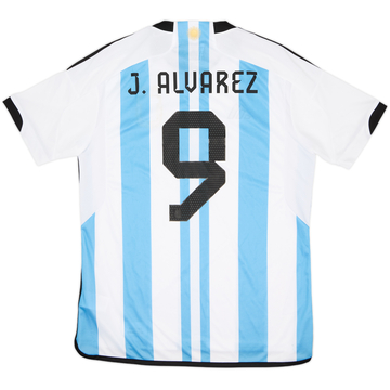2022-23 Argentina Home Shirt J.Alvarez #9 (L)