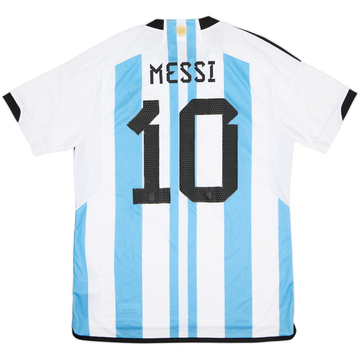 2022-23 Argentina Home Shirt Messi #10 (L)