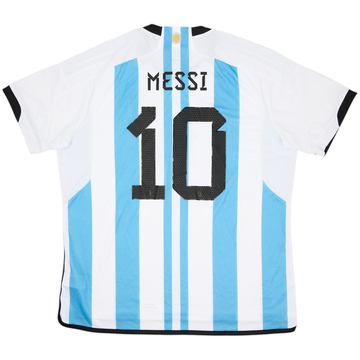 2022-23 Argentina Home Shirt Messi #10 (XXL)