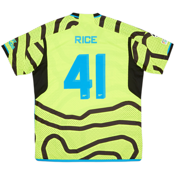 2023-24 Arsenal Authentic Away Shirt Rice #41 (XL)