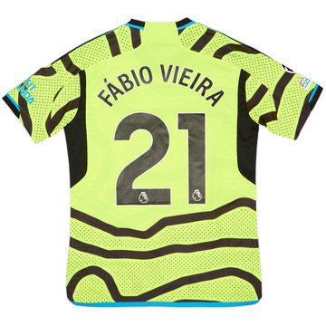 2023-24 Arsenal Authentic Away Shirt Fabio Vieira #21 (M)
