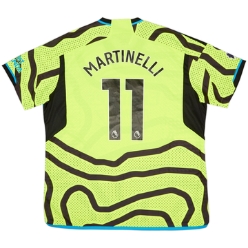 2023-24 Arsenal Authentic Away Shirt Martinelli #11 (XXL)