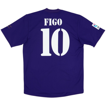 2001 Real Madrid Third Shirt Figo #10 - 7/10 - (M)