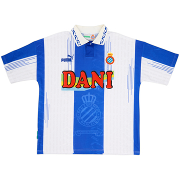 1995-96 Espanyol Home Shirt - 8/10 - (L)