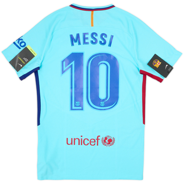 2017-18 Barcelona Authentic Away Shirt Messi #10 (S)