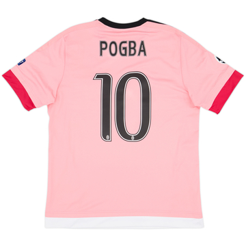 2015-16 Juventus Away Shirt Pogba #10 - 8/10 - (L)