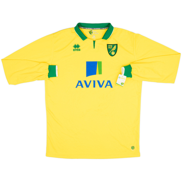2012-13 Norwich Home L/S Shirt (4XL)