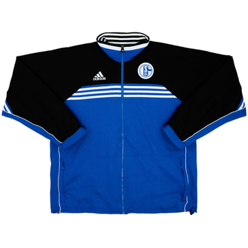 1998-99 Schalke Player Issue adidas Track Jacket - 5/10 - (L)