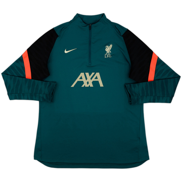 2022-23 Liverpool Nike 1/4 Zip Drill Top - 8/10 - (XL)