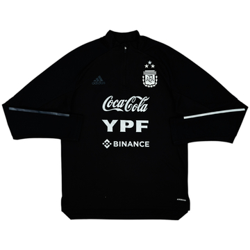 2021-22 Argentina Player Issue adidas 1/4 Zip Drill Top - 7/10 - (L)