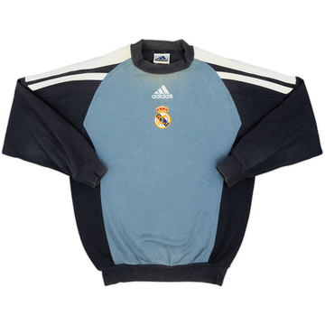 2001-02 Real Madrid adidas Sweat Top - 5/10 - (L.Boys)