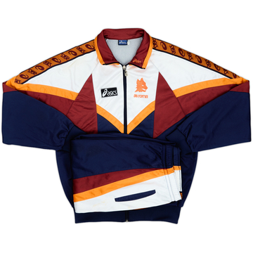 1994-95 Roma Asics Full Tracksuit - 8/10 - (M)