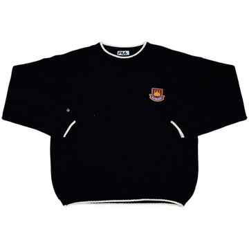 1999-01 West Ham Fila Knitted Jumper - 8/10 - (XL)