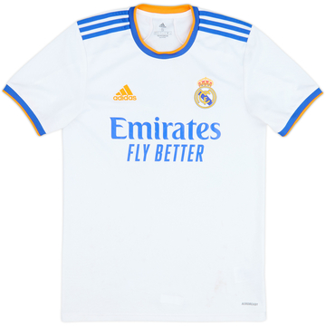 2021-22 Real Madrid Home Shirt - 5/10 - (S)