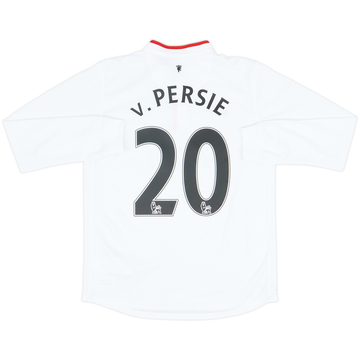 2012-14 Manchester United Away L/S Shirt v.Persie #20 - 10/10 - (XL.Boys)