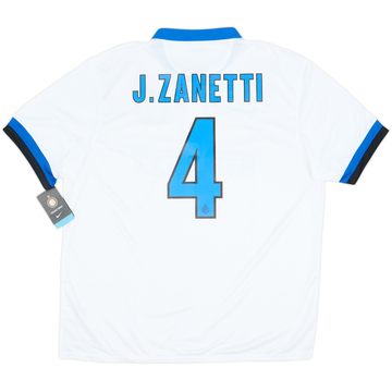 2013-14 Inter Milan Away Shirt J.Zanetti #4 (XXL)