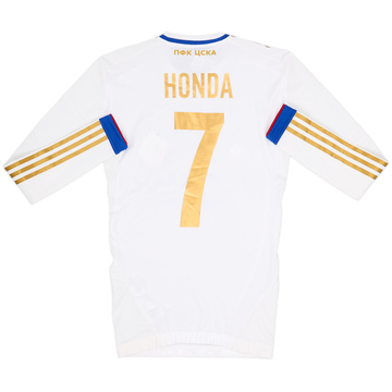 Camiseta TechFit de visitante de manga larga versión jugador europea del CSKA Moscow 2012-13 Honda #7 (S)