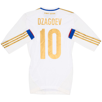 2012-13 CSKA Moscow European Player Issue TechFit Away L/S Shirt Dzagoev #10 (S)