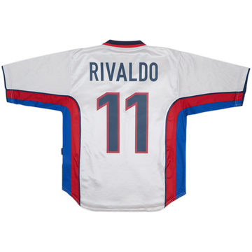1999-01 Barcelona Away Shirt Rivaldo #11 - 5/10 - (S)