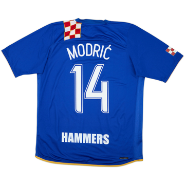 2006-08 Croatia Away Shirt Modric #14 - 9/10 - (L)