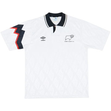 1991-93 Derby County Home Shirt - 9/10 - (L)