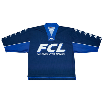 2000-02 FC Luzern Kappa Training Hockey Jersey - 9/10 - (M)