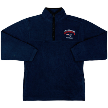 2005-06 New England Patriots NFL 1/4 Zip Fleece Jacket - 6/10 - (M)