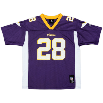 2008-11 Minnesota Vikings Peterson #28 Reebok Replica Home Jersey - 6/10 - (XL.Boys)