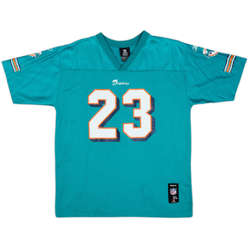 2008-10 Miami Dolphins Brown #23 Reebok Replica Home Jersey - 8/10 - (XL.Boys)