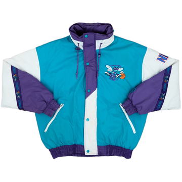 1990s Charlotte Hornets Pro Player Rain Coat - 7/10 - (L)