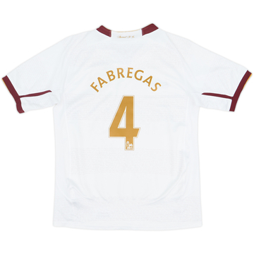 2007-08 Arsenal Away Shirt Fabregas #4 - 8/10 - (M.Boys)