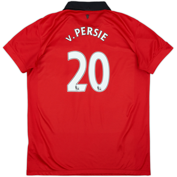 2013-14 Manchester United Home Shirt v.Persie #20 - 9/10 - (Women's L)