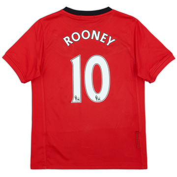 2009-10 Manchester United Home Shirt Rooney #10 - 10/10 - (S.Boys)