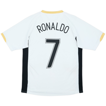 2006-08 Manchester United Away Shirt Ronaldo #7 - 7/10 - (L.Boys)