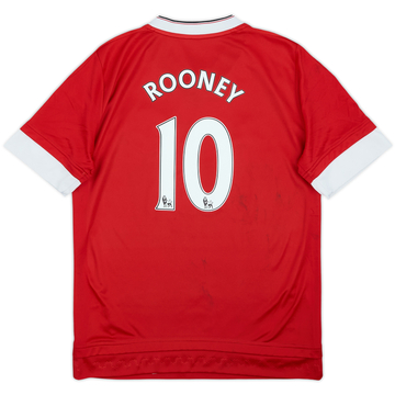 2015-16 Manchester United Home Shirt Rooney #10 - 5/10 - (L.Boys)