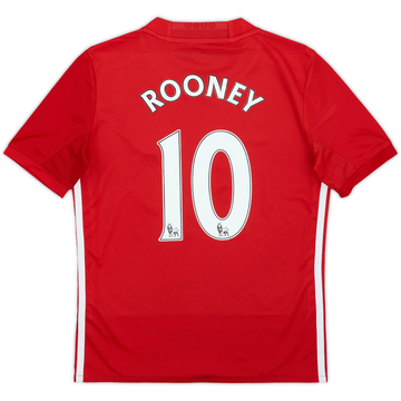 2016-17 Manchester United Home Shirt Rooney #10 - 6/10 - (S.Boys)