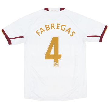 2007-08 Arsenal Away Shirt Fabregas #4 - 8/10 - (XL.Boys)