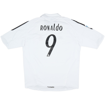 2005-06 Real Madrid Home Shirt Ronaldo #9 - 7/10 - (XXL)