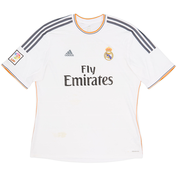 2013-14 Real Madrid Home Shirt - 4/10 - (XL)