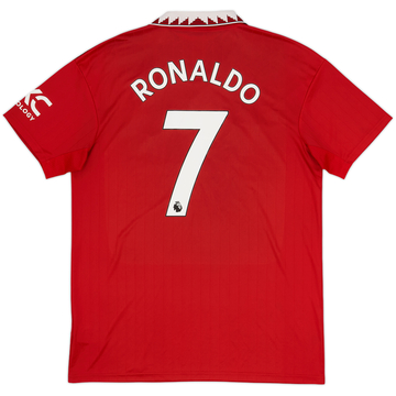 2022-23 Manchester United Home Shirt Ronaldo #7 - 6/10 - (L)