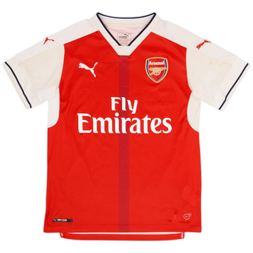 2016-17 Arsenal Home Shirt - 4/10 - (L.Boys)
